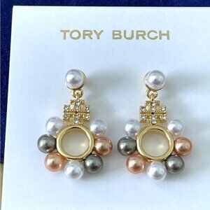 ✨ Tory Burch Kira Faux Multicolour Pearl Drop Earrings ✨